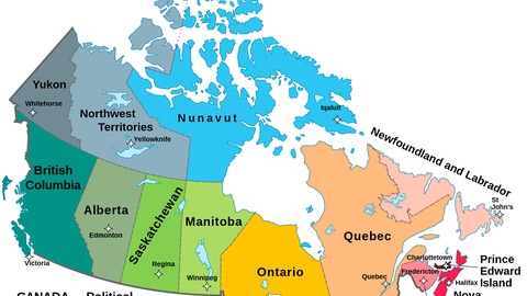 ¿ cuántas provincias tiene canadá? ¿ qué diferencias hay entre provincias y territorios?