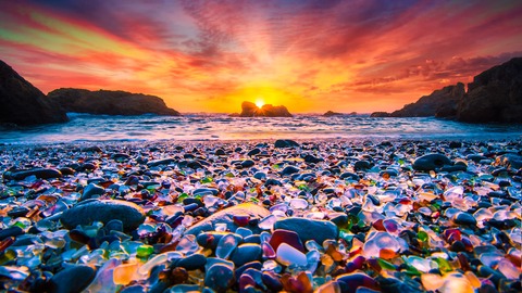 glass beach california