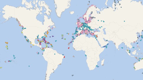 mejores webs para conocer la posición de buques y cruceros